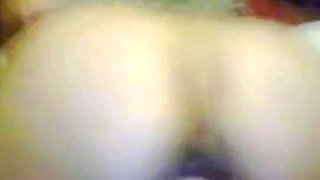 Fisting Her Black Pussy on Webcam