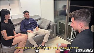 Papi Rodriguez, Valentino Roca And Yenifer Chacon In Job Interview Turns Into A Cock Party For A Hot Latina