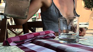 Sweet blonde outdoor pisser on hidden cam