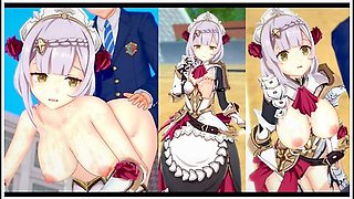 [hentai Game Koikatsu! ]have Sex With Big Tits Genshin Impact Noelle.3dcg Erotic Anime Video
