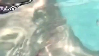 Artemisia Love Flashing Her Juicy Big Tits at the Pool