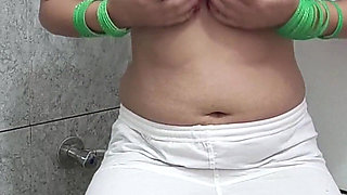 Indian Hot Step Mother Fucked Step Son Dirty in Washroom in Hindi Audio