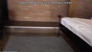 Redhead wife shares intense public double penetration