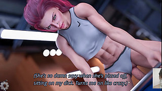 I Accidentally Fuck My Gym Trainer While Working Out and Her BF Comes in!