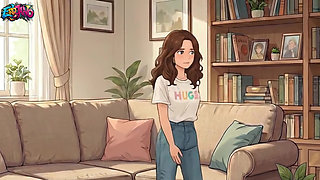 I Fucked My Girlfriend's Stepsister (19) While She Was Watching Hentai Anime