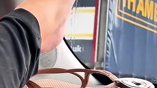 Linsey Dawn solo foot fetish