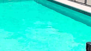 Busty Babe Maddy May Gets Fucked Poolside by Big Dick Jmac