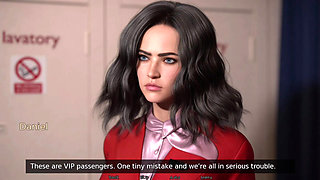 Hot Girl Caught Me Nude in Plane - Asia Town - E02