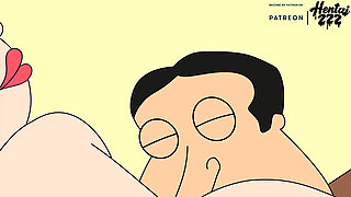 American Dad Francine Gets Gleen Creampie Guy Porn