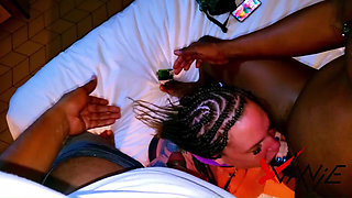 Horny Cougar From Canada Get Passed Around by Two Studs in Jamaica