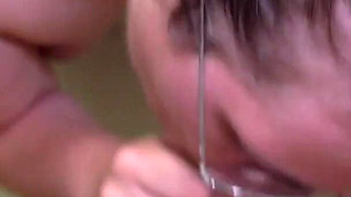 Family Quickie in the Bathroom, Stepbrother Also Wants to Fuck Her and Cum All Over Her Tits.