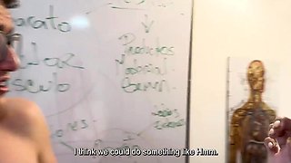 MILF Teacher Corrupts Unformed Minds of Dirty Students Right in the Classroom