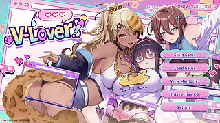 She Gives Me a Surprise with Her Tits on Halloween // Vlover Game #12 All Scenes