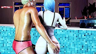 Virtual Reality Temptation: Curves Divine - 3D Animation Hentai