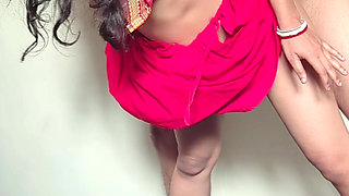 Newly married hot Indian wife tight pussy fucked hard in standing position taking all cum inside