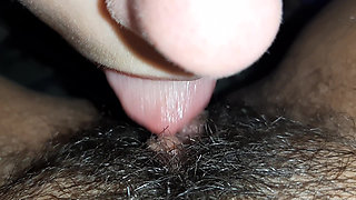 I Eat Her Very Hairy Pussy and Quickly Bring Her to Orgasm