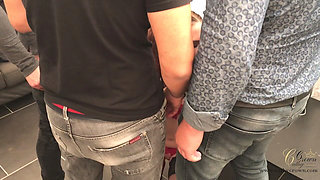 Offered by My Husband to 3 Masked Strangers