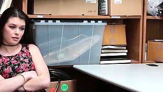 Busty brunette teenager gets punished with teen 18