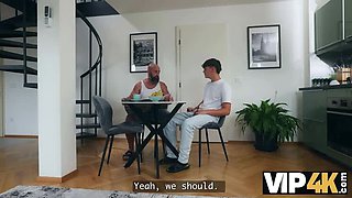 Big Natural Tits European Girlfriend Sex Tutorial with Stepdaddy Sex Master