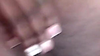 Rubbing My Clit Pounding My Pussy with Big Dildo