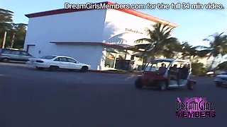 Crazy spring breakers flash strangers in key west