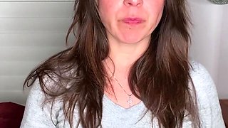 Chubby Brunette Big Boobs Dildo Masturbation