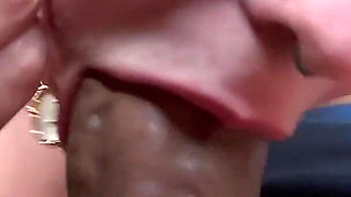 Chubby Babe Sucking My Fat Cock and Balls Like a Professional