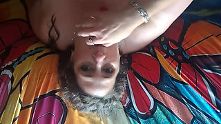 BBW Submissive Slut Roughly Face Fucked by BBC