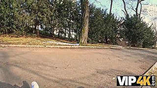 Vip4k. innocent and curvy stunner amalia davis gone wild with her neighbour