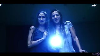 Lesbian Threesome Squirting Sex - Hardcore Girl on Girl Action with Parasite Mind Control