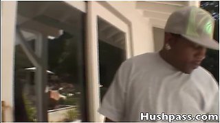 Has Her Pussy Split Wide Open By Shorty Macs Can Of A Dick!