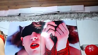 Amateur blonde fucking in stockings on video