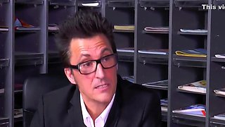 Conny Dachs - Sexy Brunette Secretary Gets Fucked Hard By Her Boss