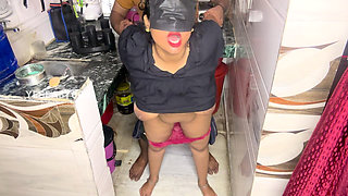 Step Stepbrother-in-law Fucks Step Stepsister-in-law in Kitchen First Time Passion