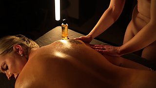 Lesbian erotic massage