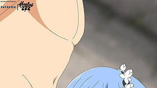 Rem POV Creampie Uncensored Re Zero Hentai Animation Blowjob Doggystyle