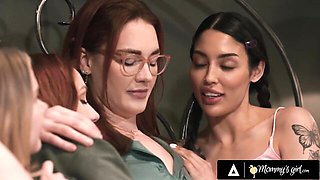 Vanessa and Siri's step-daughter smut