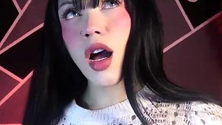 Shemale tranny enjoying solo masturbation