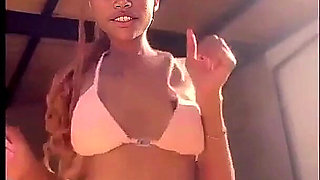 Kenyan Beauty Doing Striptease in South-africa