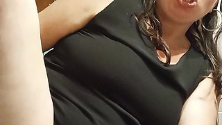 Stepmom Masturbates in Toilet