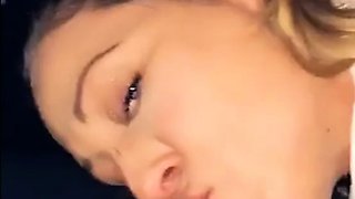 Cherie Snaps Sloppy Blowjob In The Car