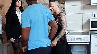 Interracial Group Sex Fun Outdoors