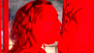 Sacrilegious public blowjob and sex, across from a church