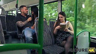 Mature4k. i'm so raw and want to blow your cock in the bus
