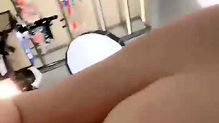 Big boob brunette masturbates on webcam
