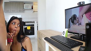 My Step Sister Catches Me Watching Porn On The Pc Gamer