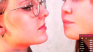 Enchanting amateur british teen Lesbians Poppy and jools