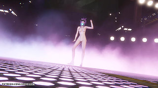 Mmd Lisa - Futw Akali Sexy Naked Dance League of Legends Hentai Uncensored 4K 60fps