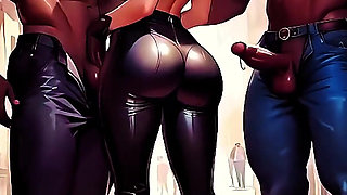 (4k) Ai 3D Animated - Hot Blonde Slut BBC Interracial Sucking and Fucking (ai Visuals X)