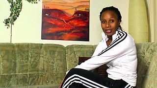 German African Black Teen Makes First Sex Casting